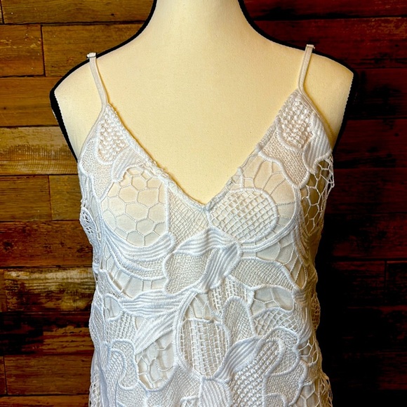EXPRESS gorgeous, layered lace knit dress excellent condition - Picture 1 of 7